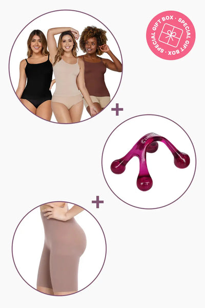 Daily Camis 3 Pack Bundle + Free Shipping + Free Massager + Free Surprise Shapewear Curveez