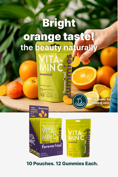 Forevervital Vitamin C Gummies Dispenser x10