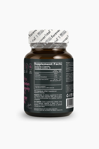 Forevervital Myo & D-Chiro Inositol with Vitamin D and Folic Acid