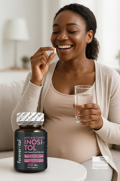 Forevervital Myo & D-Chiro Inositol with Vitamin D and Folic Acid