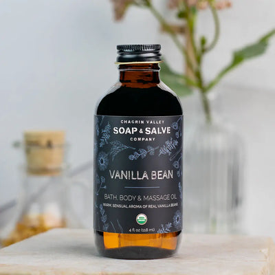 Bath & Body Oil: Vanilla Bean Chagrin Valley Soap & Salve