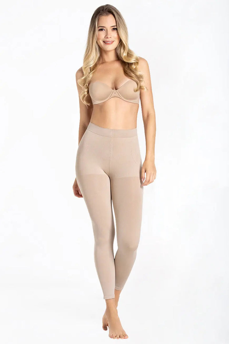 Winter made for layers bundle featuring two pairs of black shaping leggings with moderate compression and seamless design for all-day comfort.