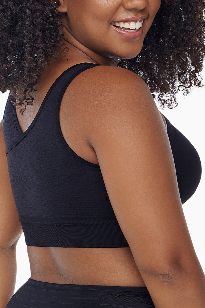 Bust recovery essentials bundle featuring three post-surgery bras in nude tones with front closures and supportive designs for optimal healing comfort.