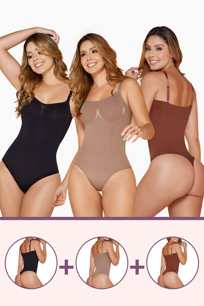 Comfort Evolution Thong Bodysuit 3 Pack Bundle