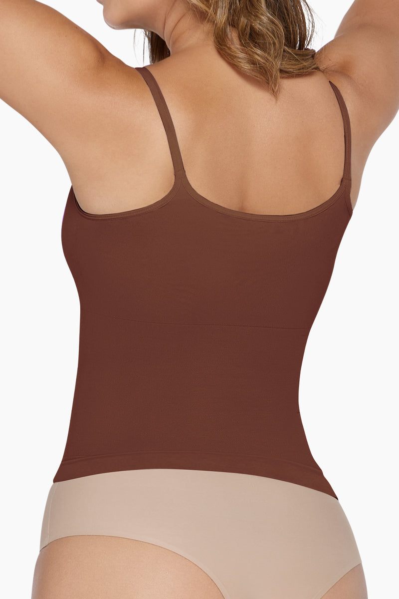 Three is Better Bundle shapewear set featuring three women wearing black, burgundy, and black cami shapers with TrueFit™ Technology for body contouring.
