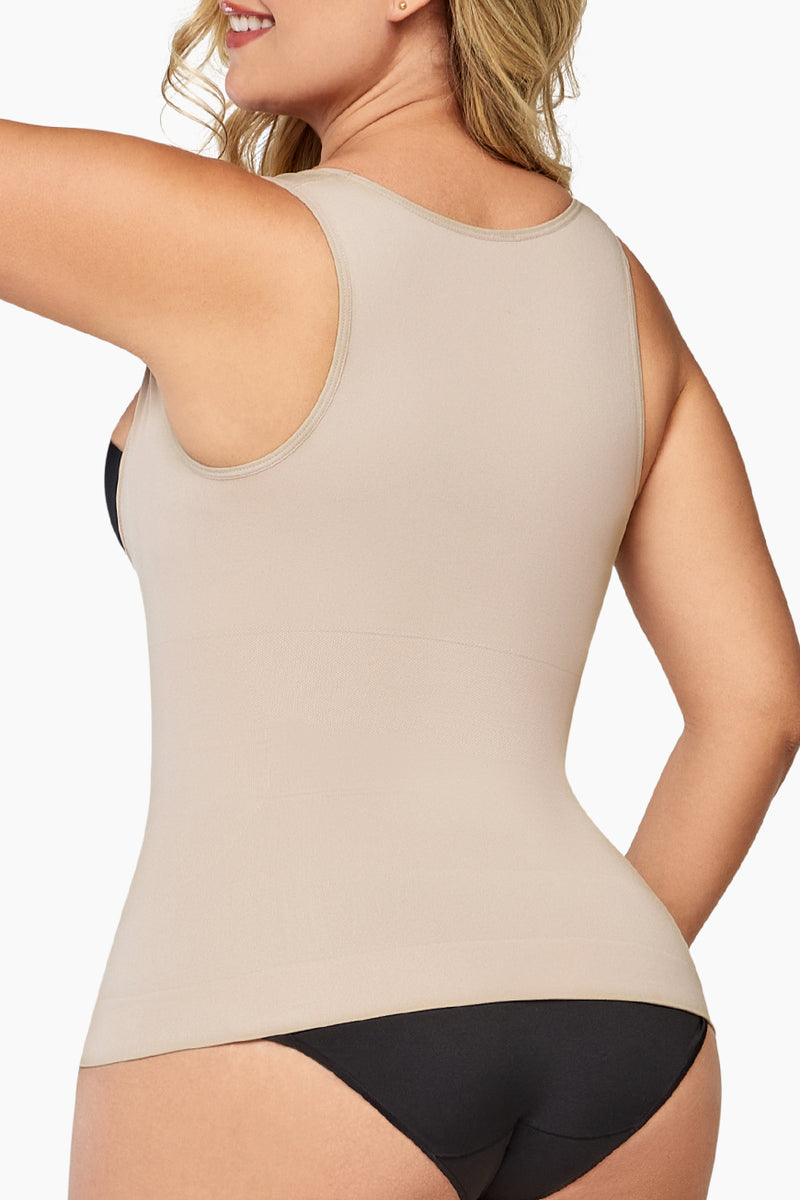 Three is Better Bundle shapewear set featuring three women wearing black, burgundy, and black cami shapers with TrueFit™ Technology for body contouring.