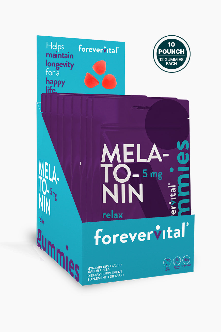 Forevervital Melatonin Gummies Dispenser x10