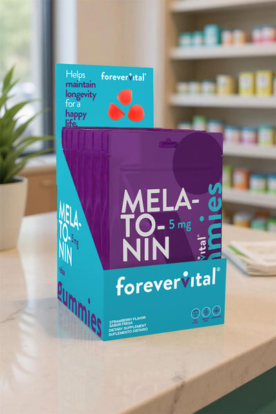 Forevervital Melatonin Gummies Dispenser x10