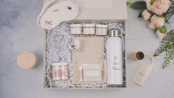 New Mom Gift, Pampering Natural Skincare gift for New Mom Lizush