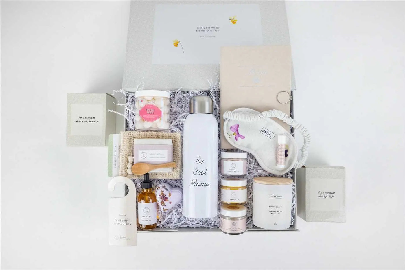 New Mom Gift, Pampering Natural Skincare gift for New Mom Lizush