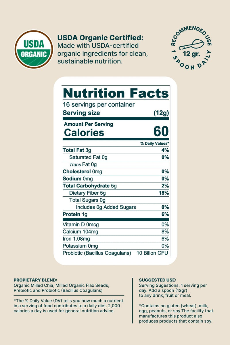 Green & Happy Probiotic & Chia