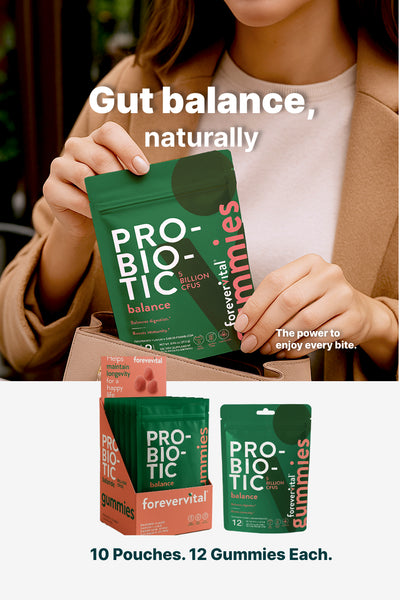 Forevervital Probiotic Gummies Dispenser x10
