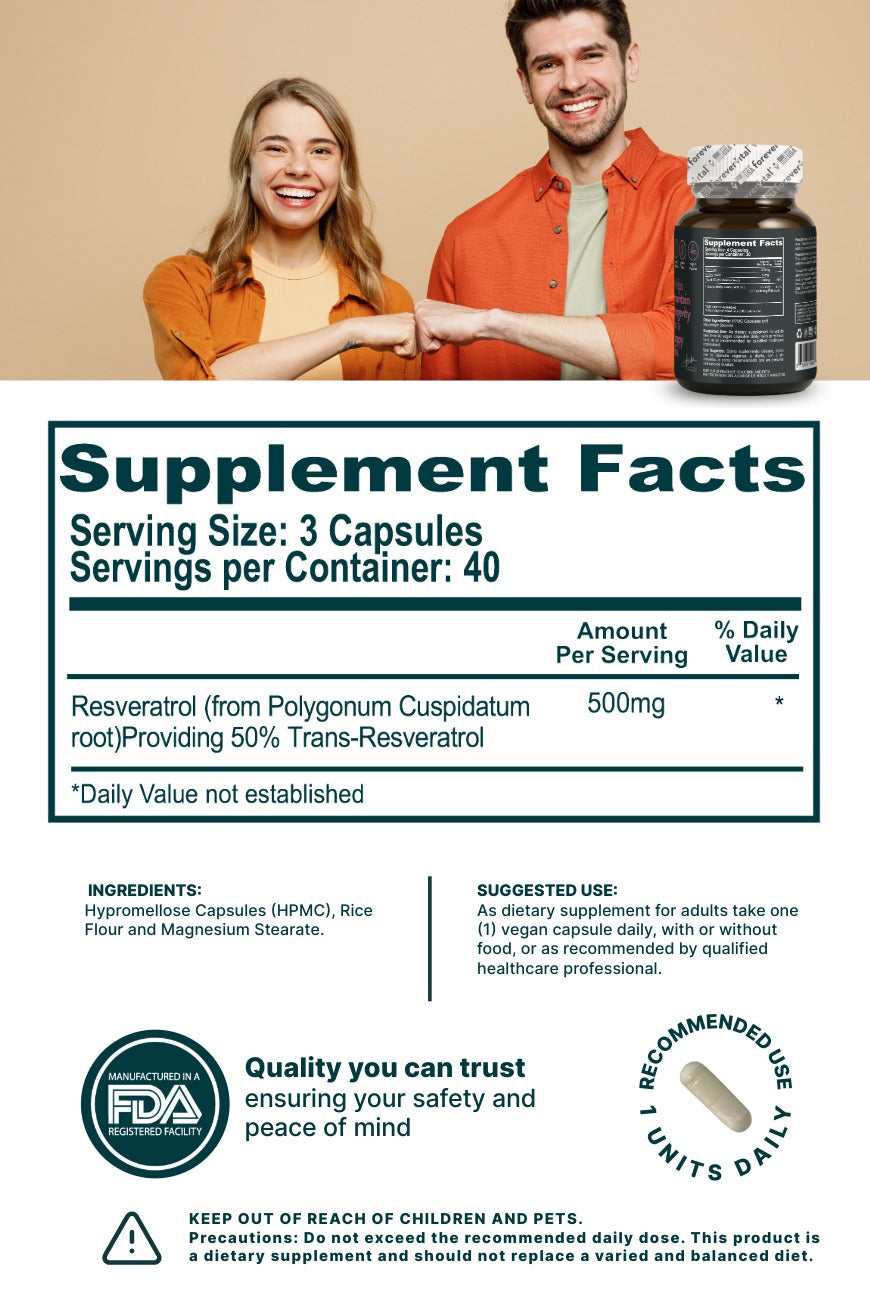 Forevervital Resveratrol 500mg