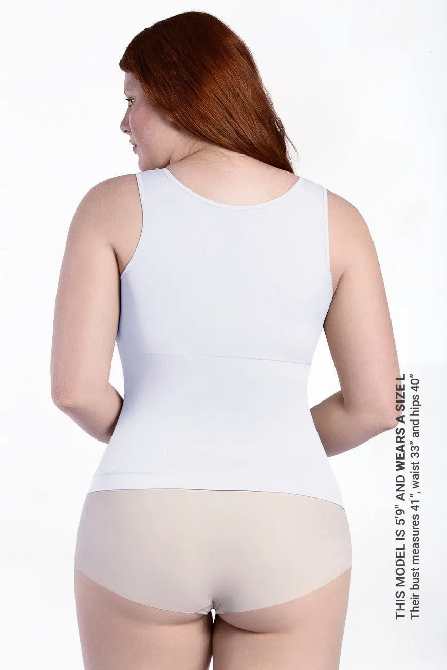 EUYZOU Women's Tummy Control Shapewear Tank Tops Seamless Square Neck  Compressio