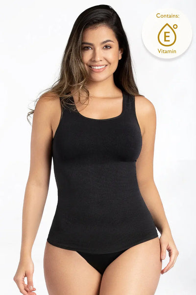 Square Neck Tank Top - Essential Shapewear Layer – Curveez