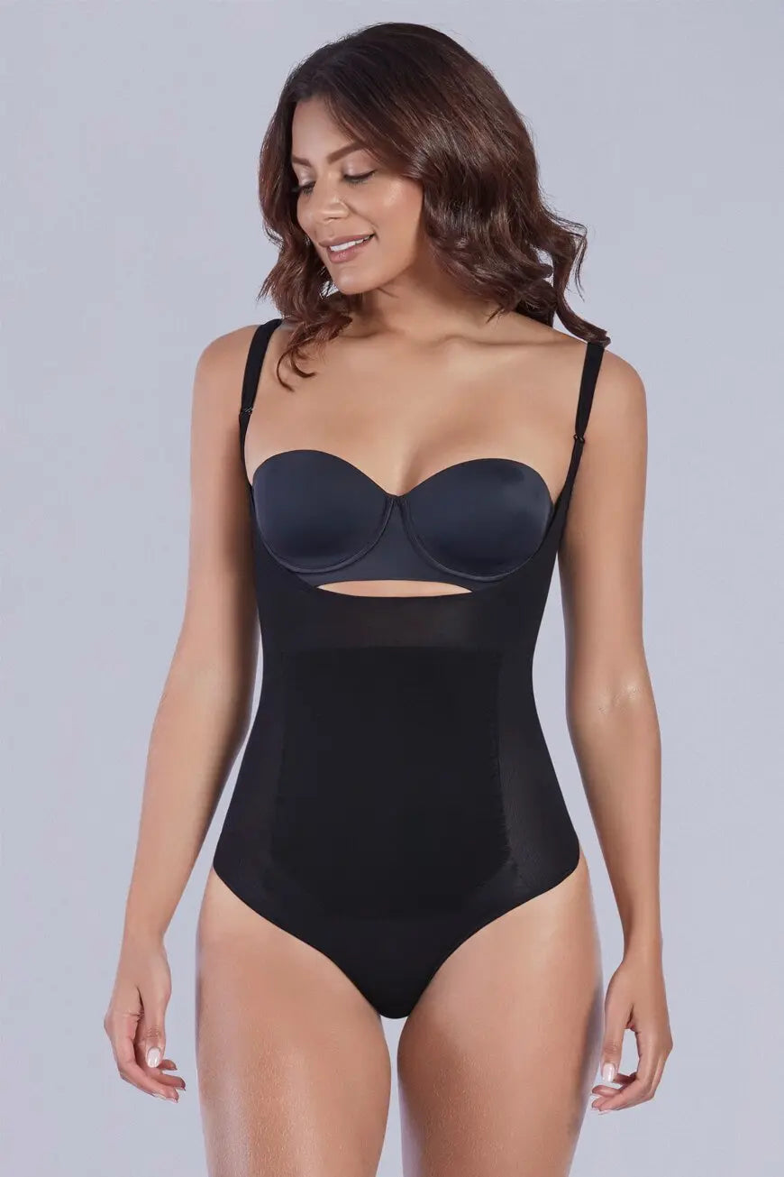 Open Bust Thermal Short Body Shaper