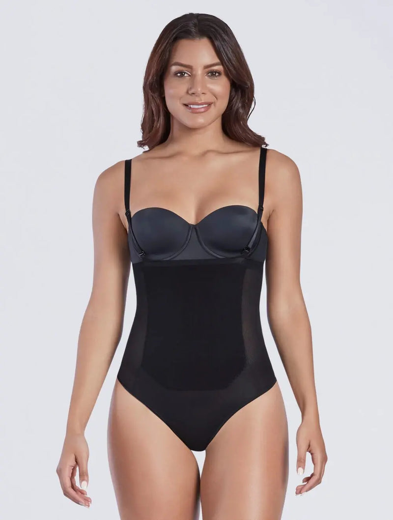 Convertible Strap Thermal Bodysuit Shaperlove