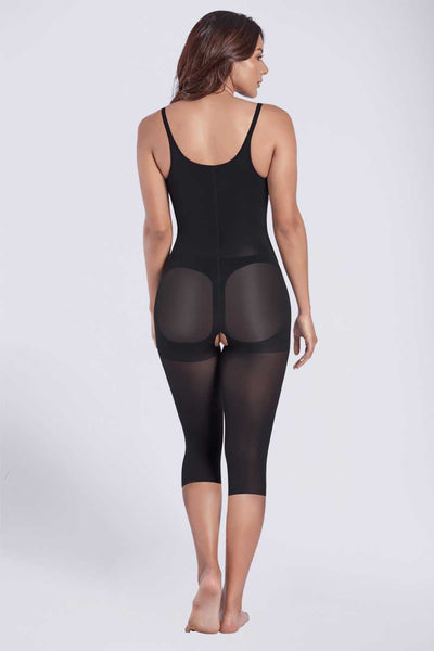 Thermal Open Bust Capri Body Shaper Shaperlove